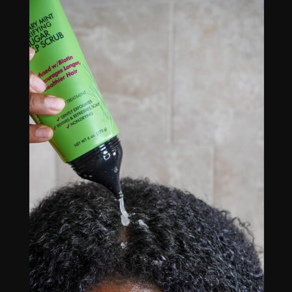 🌈4/$20 NEW Mielle Rosemary Mint Clarifying Sugar Scalp Scrub Scalp Treatment - Picture 6 of 8